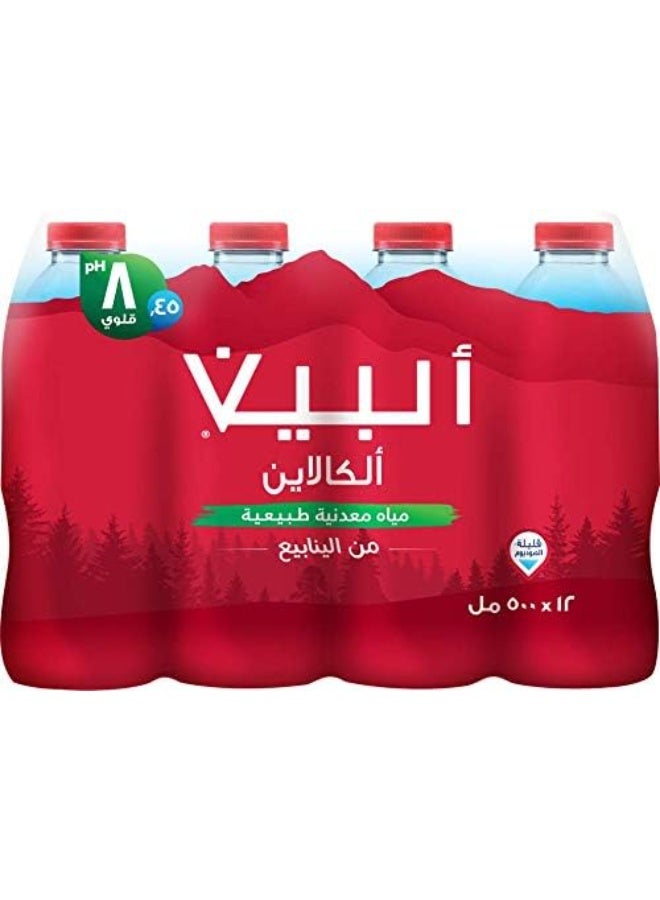 Alpin Alkaline Natural Mineral Water Low Sodium 12 Pcs X 500 ML - Image 3