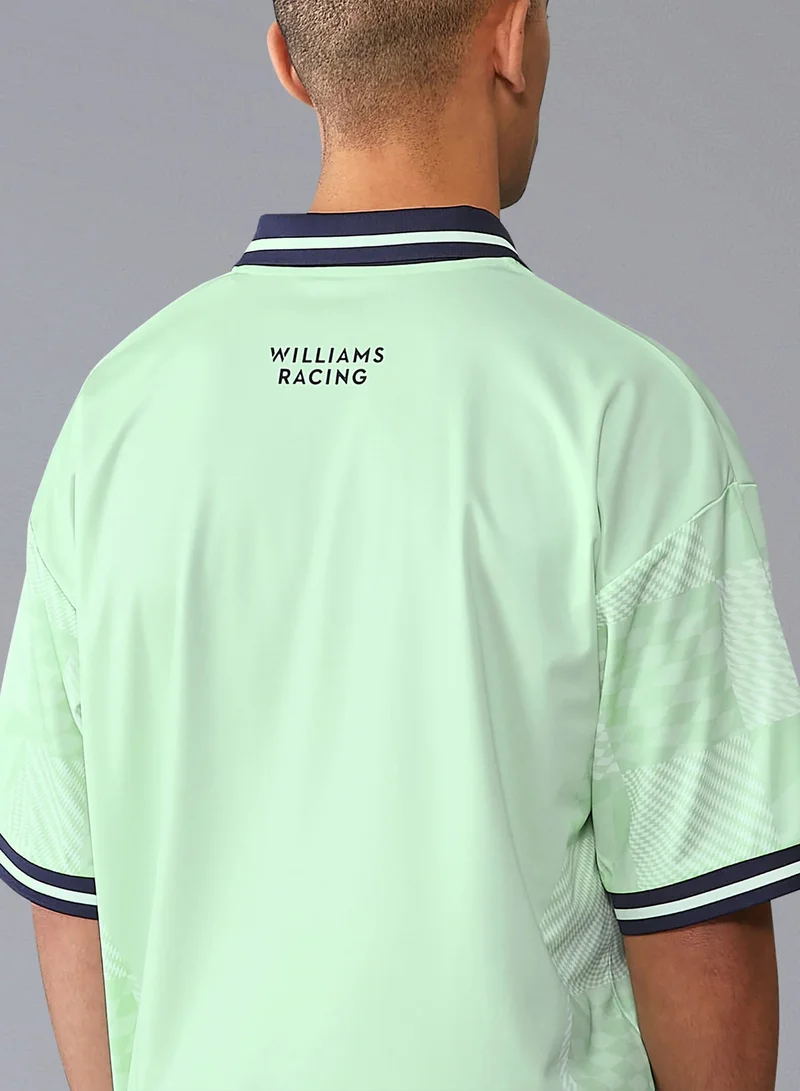 Williams Racing  Williams Racing Legacy Oversized Polo for Men | Best Price UAE