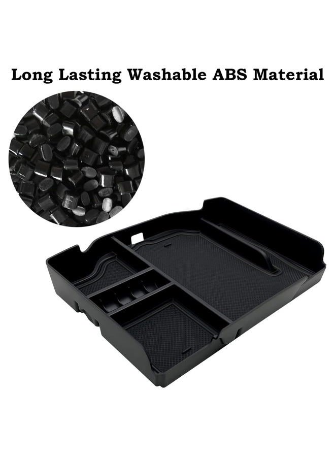 EVTIME Center Console Organizer fit for Dodge RAM 1500 2500 3500 2024 2023 2022 2021 2020 2019 Accessories Interior Storage Box Armrest Storage Tray (Black) - Image 4