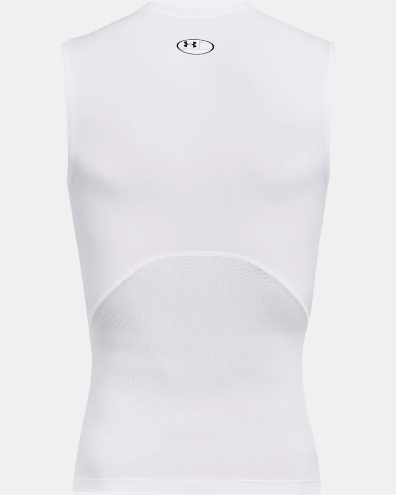 Under Armour White Men's HeatGear Armour Top for Men | Best Price UAE
