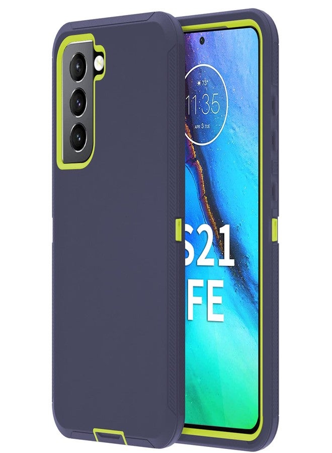 NUFR Samsung Galaxy S21 FE 5G Case, S21 FE Heavy Duty case,[Military Grade Protective ][Shockproof] [Dropproof] [Dust-Proof], Compatible with Samsung Galaxy S21 FE 5G (Blue-Green) - Image 2