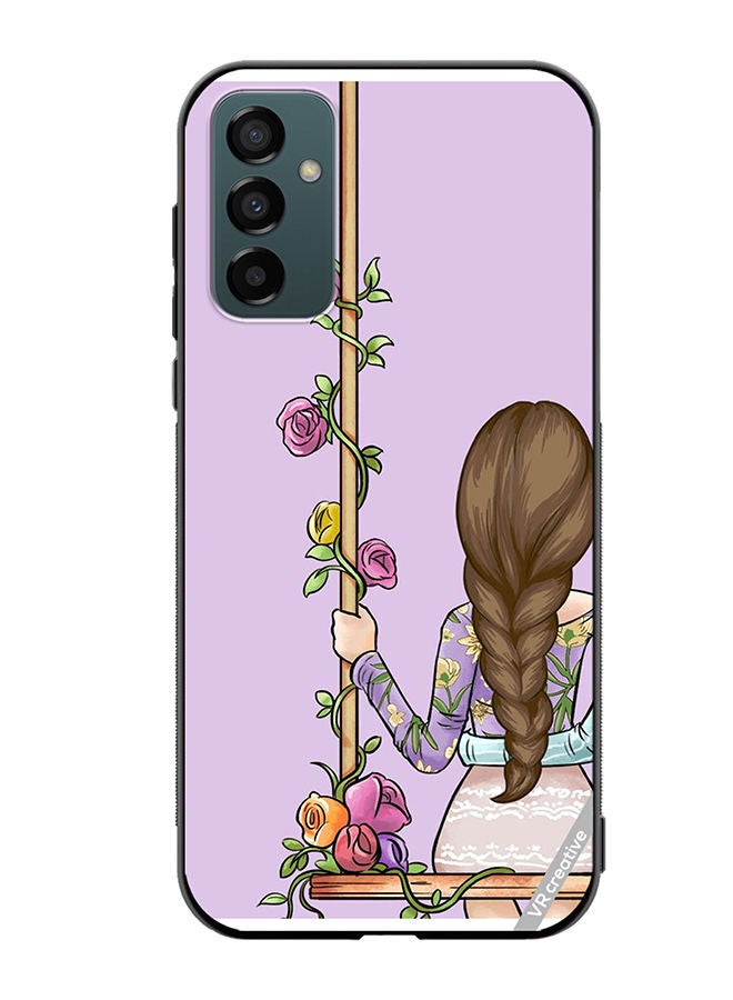 VR CREATIVE Protective Case Cover For Samsung Galaxy F23 Beautiful Girl Looking Front Design Multicolour - Image 1