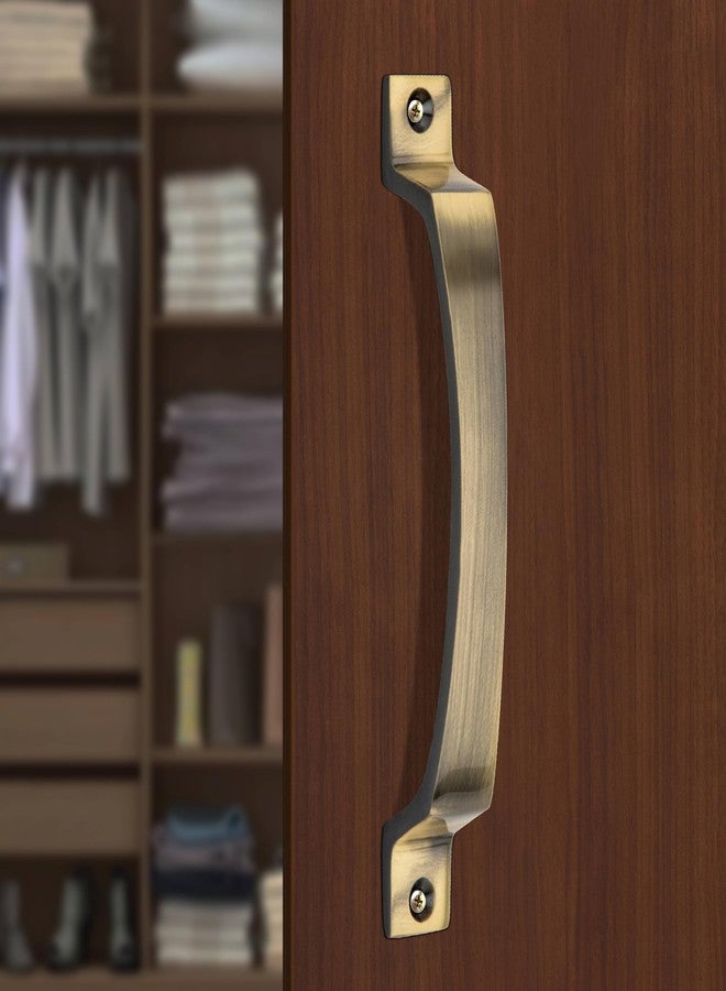 Xpert Brass Curve Cupboard Handle (Pack of 2) Made of Brass Drawer Handles 6 inches Handle for Wardrobe (BC-182) Antique Finish - Image 3