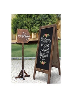 Smart Chalkboard Sign Extra Medium Standing Easel Sturdy Sidewalk Sign Board  - Image 4