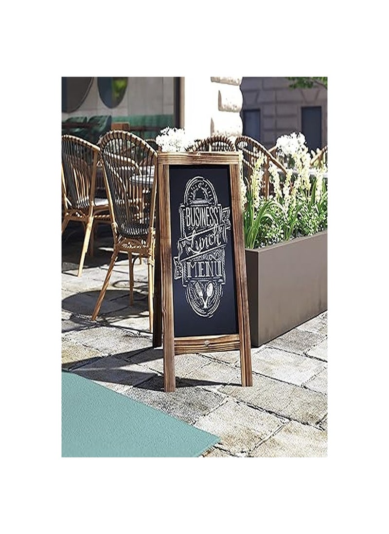 Smart Chalkboard Sign Extra Medium Standing Easel Sturdy Sidewalk Sign Board  - Image 5