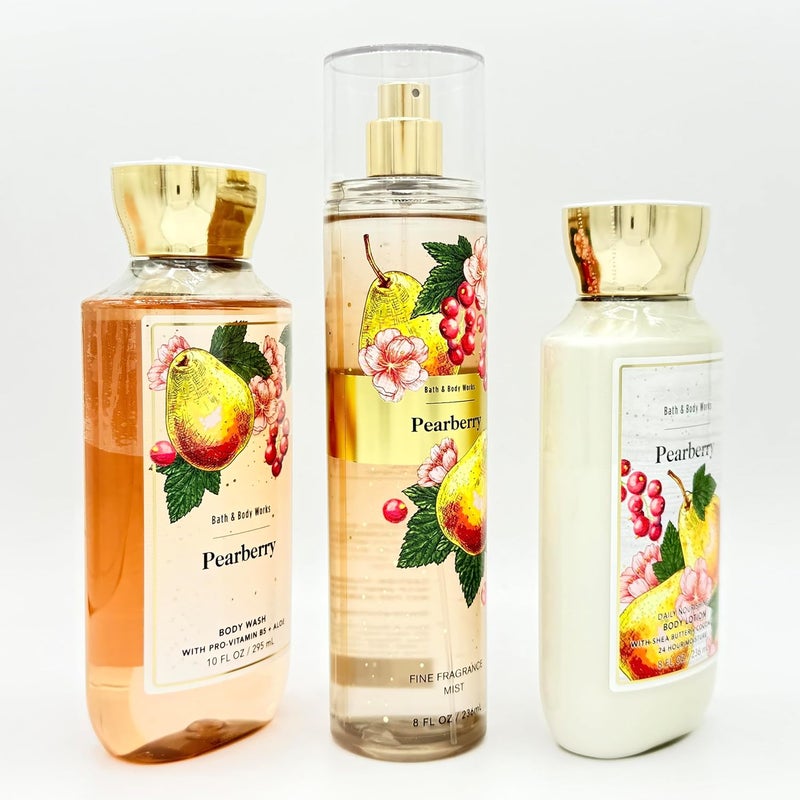 مجموعة استحمام بيربيري 3 قطع غسول الجسم رذاذ عطر فاخر وكريم ترطيب يومي - Image 4