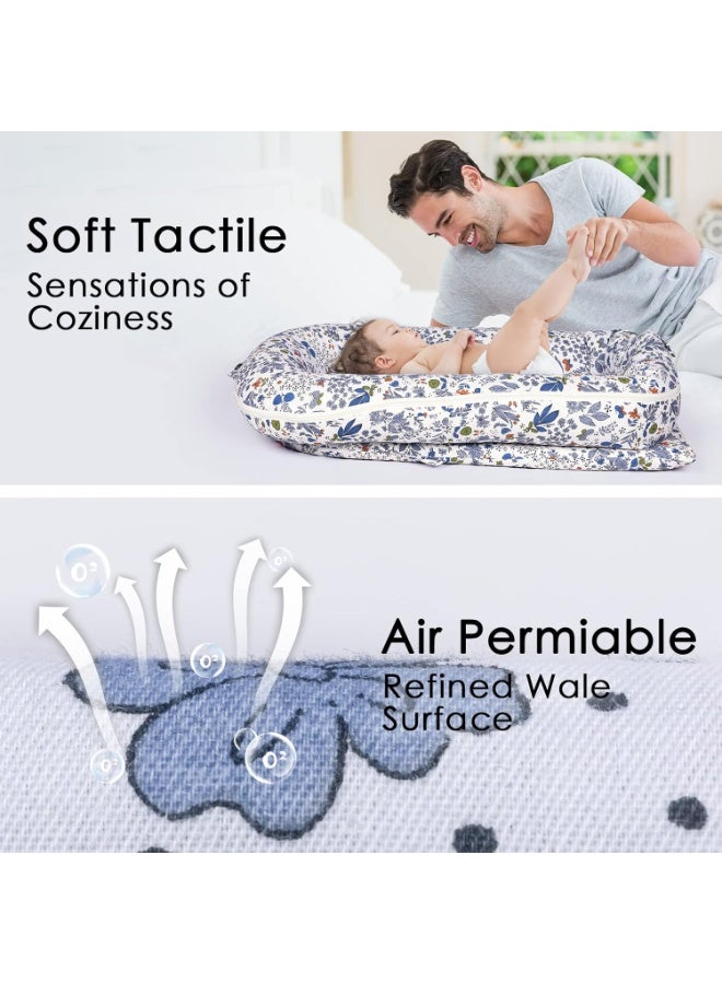 MEXXI Infant Lounger Baby Nest Replacement Cover | Hypoallergenic | Premium | [Fits Dockatot Deluxe+] (Cover Only) (Flowers) - Image 5