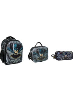 Batman Embossed Primary School Backpack Set (Embossed Set)  - Image 1