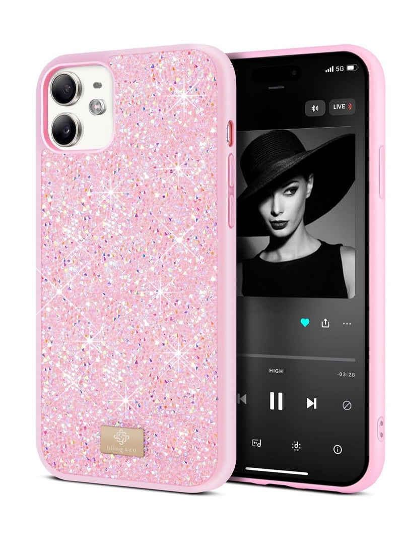Pro Case Glitter, Sparkle Diamond Crystal Bling Case with Bling, Ultra Thin Lightweight Full BodCase For iPhone 11 y Shockproof Anti-Scratch Protective Cover - Image 1