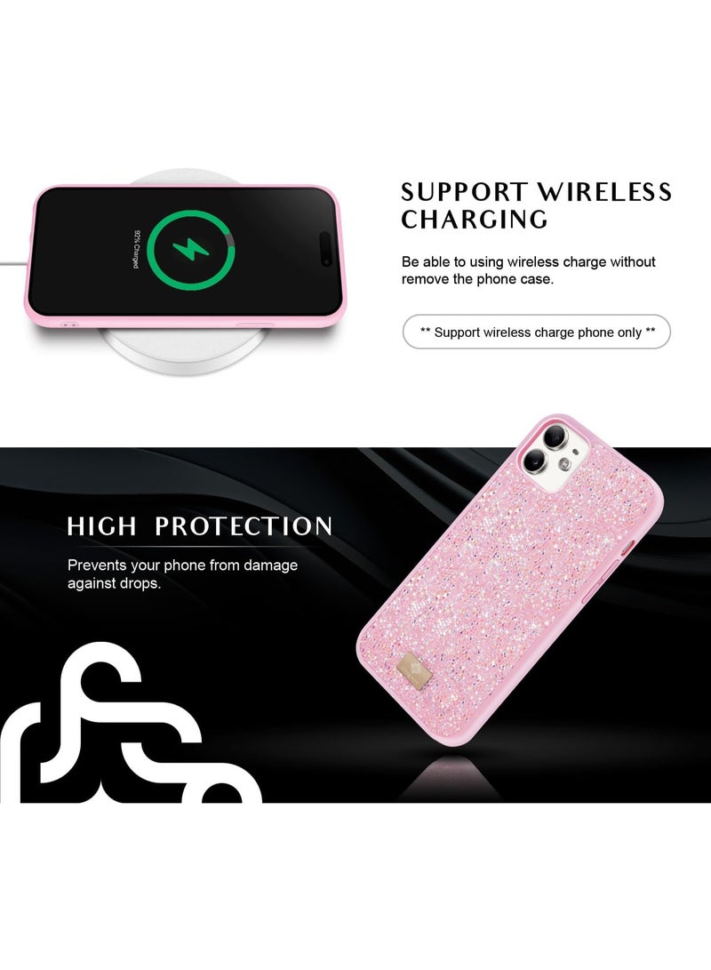 Pro Case Glitter, Sparkle Diamond Crystal Bling Case with Bling, Ultra Thin Lightweight Full BodCase For iPhone 11 y Shockproof Anti-Scratch Protective Cover - Image 2