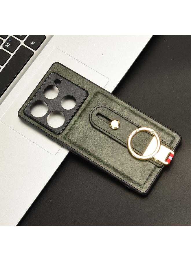 S-TOP Case For Infinix Note 40 Pro 5G X6851 Wristband Leather Back Phone Case - Image 2