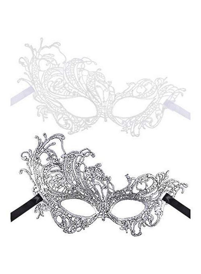 جوفيتيك JOVITEC 6 قطع من أقنعة ماردي جراس متعددة الألوان أقنعة تنكرية عتيقة للرجال والنساء أزياء الكرنفال فستان حفلة زفاف لوازم - Image 3