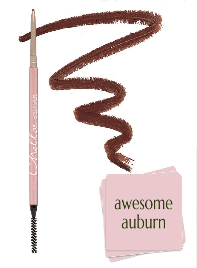 Chella Eyebrow Pencil - Easy-to-Use Brow Definer for Shaping, Filling & Blending - Long-Wear Auburn Eyebrow Pencils for Women with Precise Tip (Auburn) - Image 1
