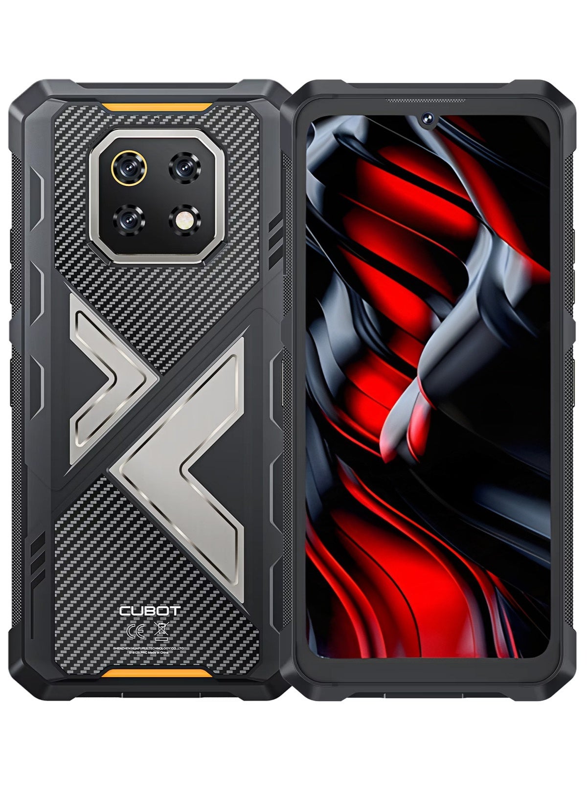 Cubot KingKong ES 3 Rugged Smartphone 4G 6GB RAM+256GB ROM 6.74 Inch Display Android 15 Smart Phone 48MP+16MP Camera / NFC/ Dual SIM Mobile -Black
