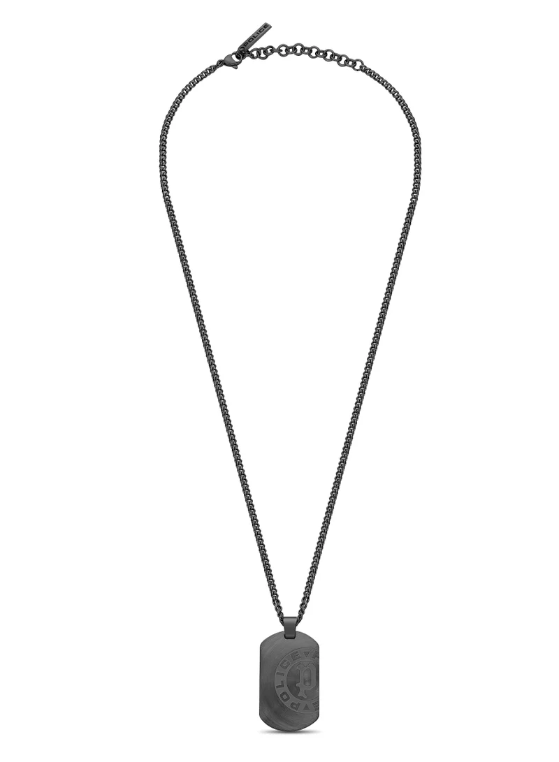 بوليس Pontevedra II Ion Plated Black Stainless Steel Gents Necklace