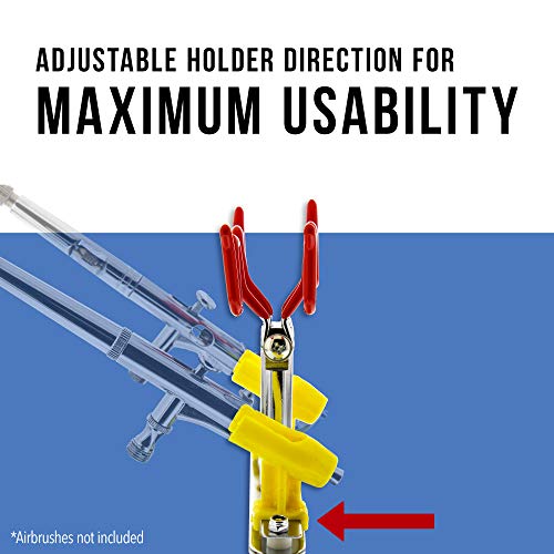 Master Airbrush 4-Airbrush Holder Station - Swivel & Tilt Tabletop - Airbrush Accessories & Supplies for Garage or Workspace - Image 4