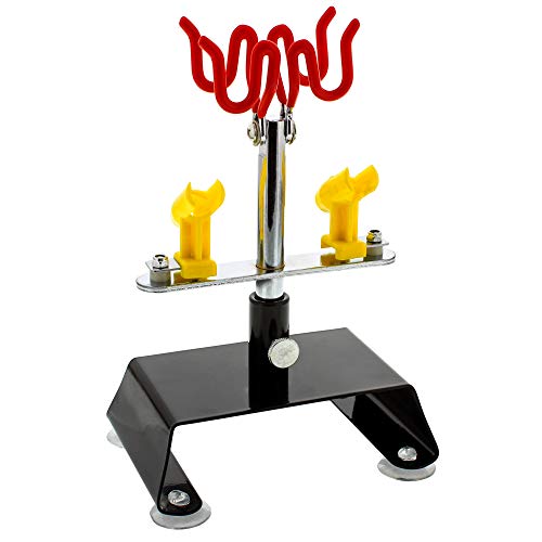Master Airbrush 4-Airbrush Holder Station - Swivel & Tilt Tabletop - Airbrush Accessories & Supplies for Garage or Workspace - Image 1