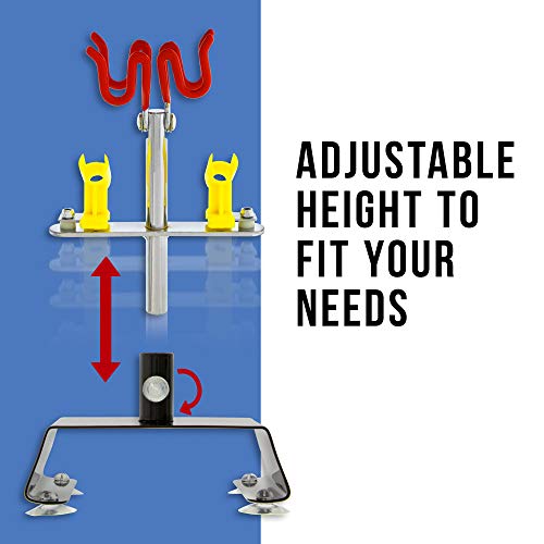 Master Airbrush 4-Airbrush Holder Station - Swivel & Tilt Tabletop - Airbrush Accessories & Supplies for Garage or Workspace - Image 5