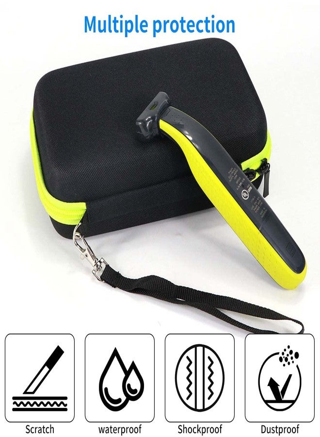 Zeitel حقيبة تخزين ZEITEL®، حافظة Oneblade لماكينة حلاقة فيليبس، مناسبة لماكينات فيليبس نوريلكو OneBlade QP2525، QP2520، QP2530، QP2570، QP2620، QP2630، حقيبة تنظيم فيليبس نوريلكو OneBlade - Image 4