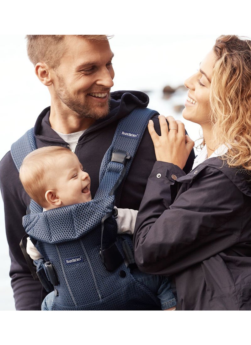 BABYBJORN - Baby 3D Mesh Carrier One Air Navy Blue - Image 1