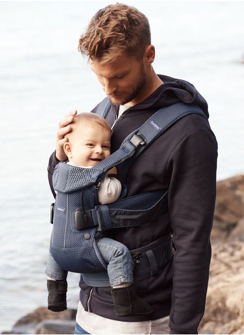 BABYBJORN - Baby 3D Mesh Carrier One Air Navy Blue - Image 1