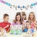 GOGOSO Ball Pit Balls Stars Moon Shapes Plastic Pitballs for Toddler Play Tent Baby Photo Props Kids Pool Water Toys Kiddie Pool Party DecorPearl BluePearl PurplePurple Gray100PCS - Image 4