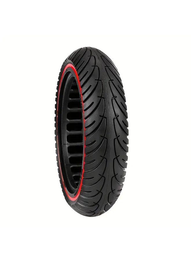 Red Stripes 8.5x2 Honeycomb Airless Tires Shock Absorbing Lightweight for Electric Scooter - Image 3