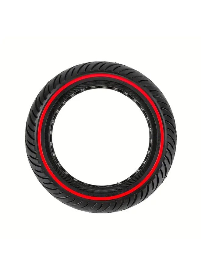 Red Stripes 8.5x2 Honeycomb Airless Tires Shock Absorbing Lightweight for Electric Scooter - Image 4