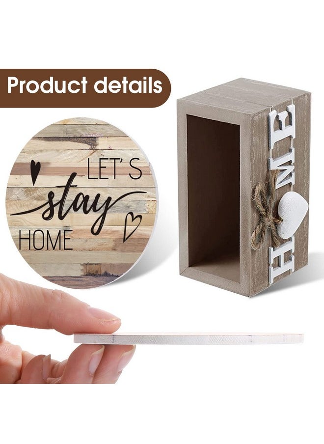 Housewarming Gifts For Home Decoration Wooden Heart Coasters For Drinks 6 Set Farmhouse Coasters With Holder Funny For Family Coffee Table Protection, 4''(Classic Farmhouse) - pzsku/ZB86A97424ECD534B3904Z/45/_/1733731392/49fe07dc-186c-4596-b471-d58ce43e7d0d