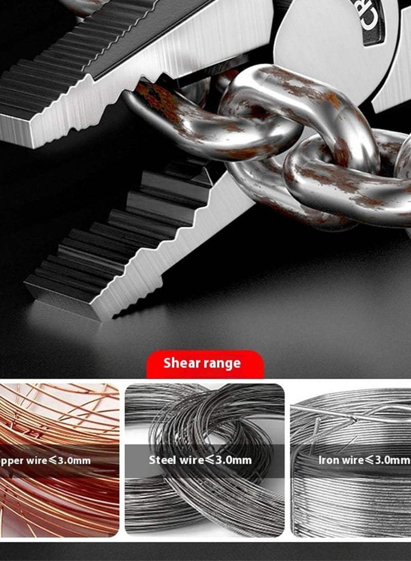 GGOOT Multifunctional Diagonal Pliers Hardware Wire Cutter Professional Electrician Repair Tool Pliers Wire Cutter Replacement  - Image 2