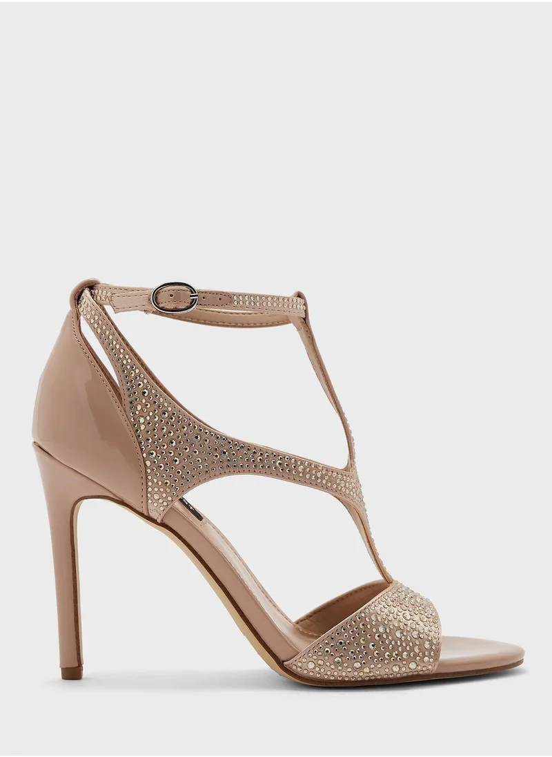 NINE WEST Open Toe High Heel Sandals