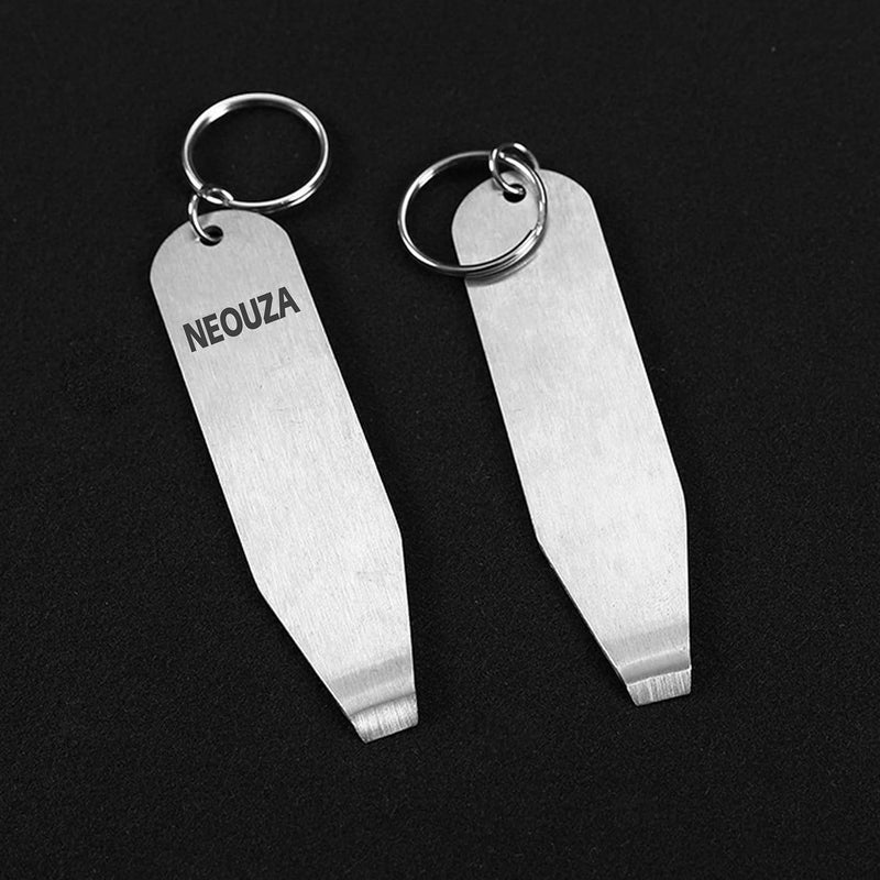 NEOUZA Espresso Portafilter Basket Brewing Group Head Removal Tool Stainless Coffee Cleaning Accessories 2 Cup Silver and Wooden - Image 5