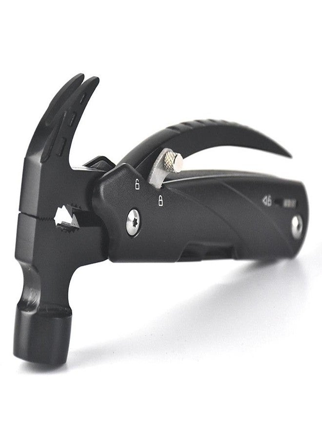 Foliam Hammer Multitool, 12 In 1 Mini Stainless Steel Multi Tool with Hammer Outdoor for Camping Hiking Household - Image 5