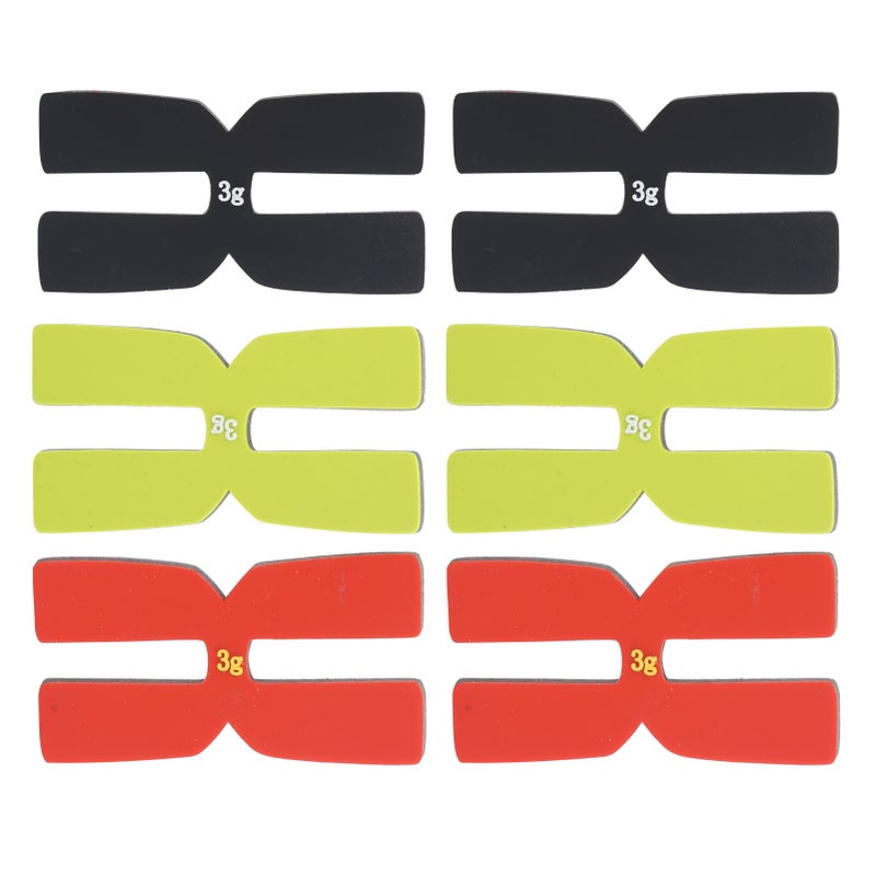 6PCS Badminton Balance Piece H Type Silicone Racket Head Weighting Film Badminton Accessory - Image 3