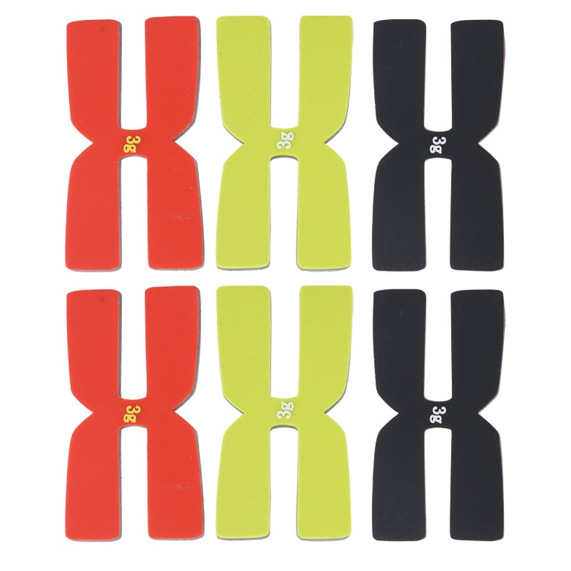 6PCS Badminton Balance Piece H Type Silicone Racket Head Weighting Film Badminton Accessory - Image 5