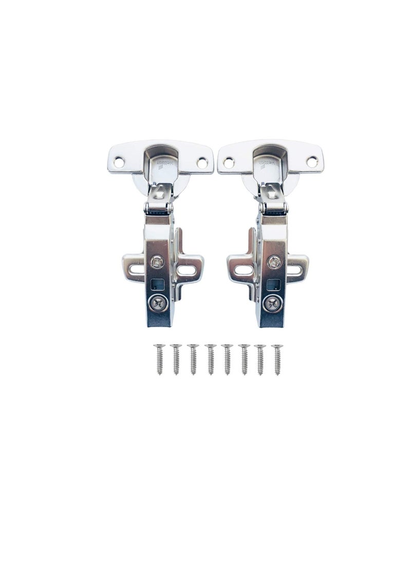 Hettich Sensys 8645i TH52 110 Degree Standard Hinge with Self Closing Mechanism Kitchen Cabinet Cupboard Door Inset Hinges 9071207 Soft Slow Close Fast Assembly Buffering Hinge Germany Brand Pack of 2 - Image 1