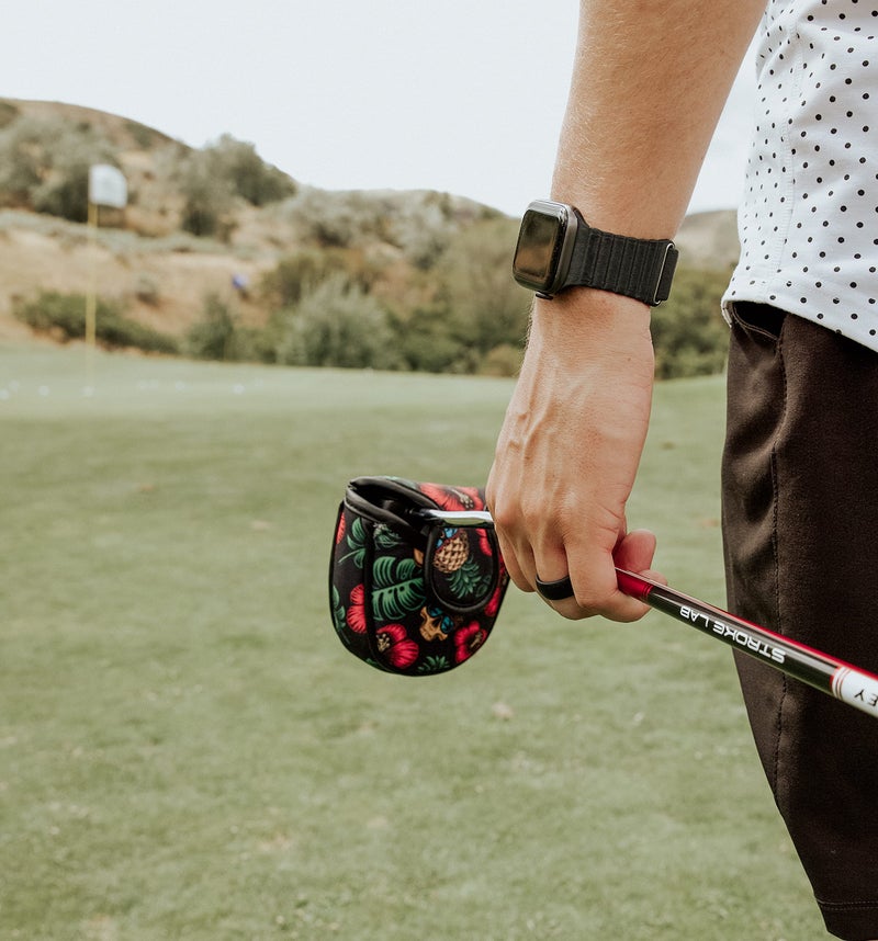 VIXYN Mallet Putter Cover - Cool Mallet Putter Headcover - Magnetic Fleeced Lined Head Covers to Protect Your Golf Clubs (Flamingo)(Pineapple Skull) - Image 5
