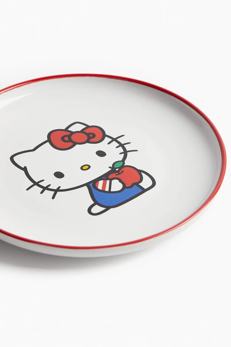 H&M Print-motif stoneware children's plate