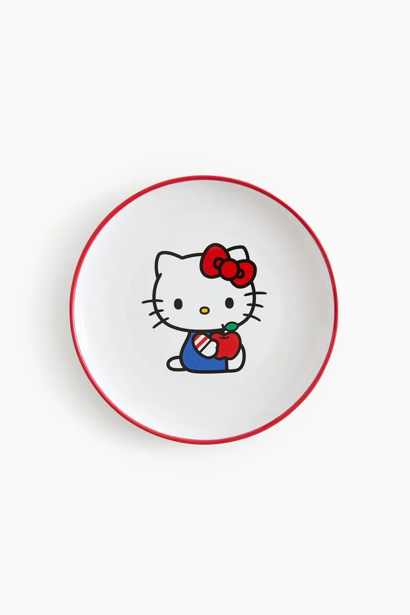 H&M Print-motif stoneware children's plate