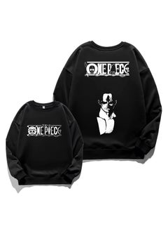 KUYING New One Piece Retro Washed Round Neck Hoodie  - Image 1