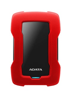 ADATA ADATA HD330 4TB USB 3.0, High-speed Shock-absorbing External Hard Drive, Extra Slim Portable Waterproof Mobile Hard Drive, (4TB Red)  - Image 1