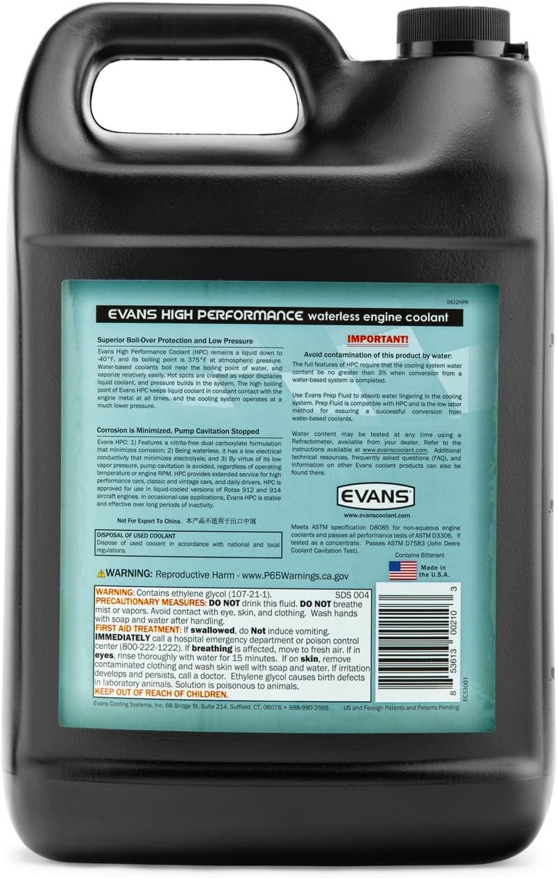 EVANS سائل تبريد المحركات EVANS EC53001 عالي الأداء بدون ماء 128 أونصة سائلة - Image 2