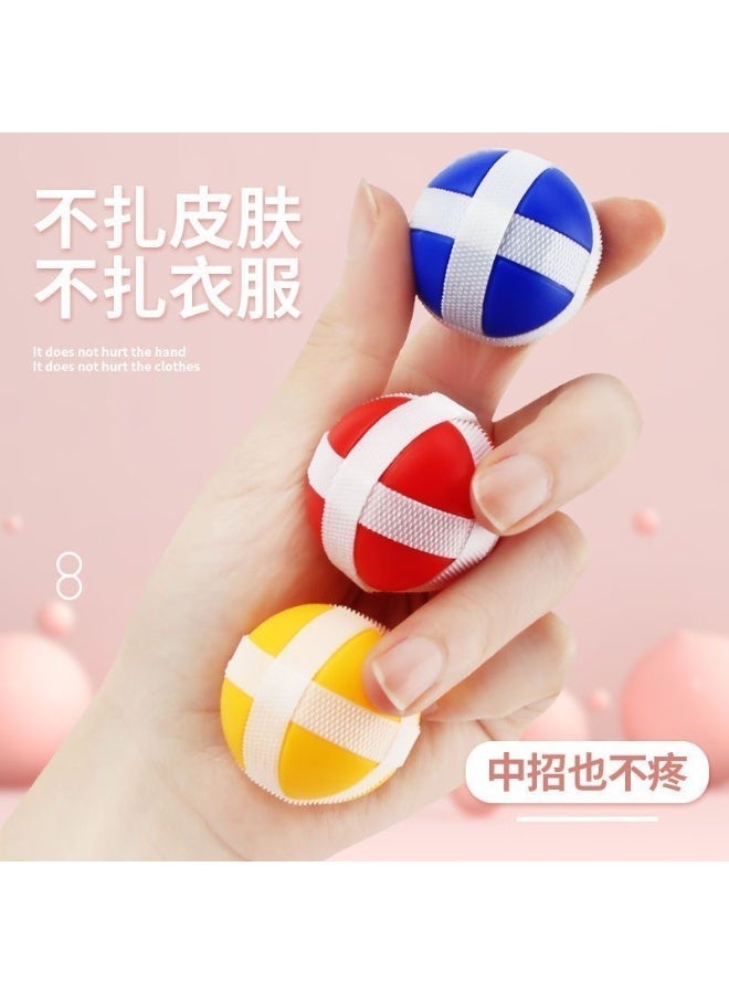 Miamia Darts board game, sticky ball throwing and children's shooting game, indoor and outdoor puzzle toys, (board+three balls) - Image 3