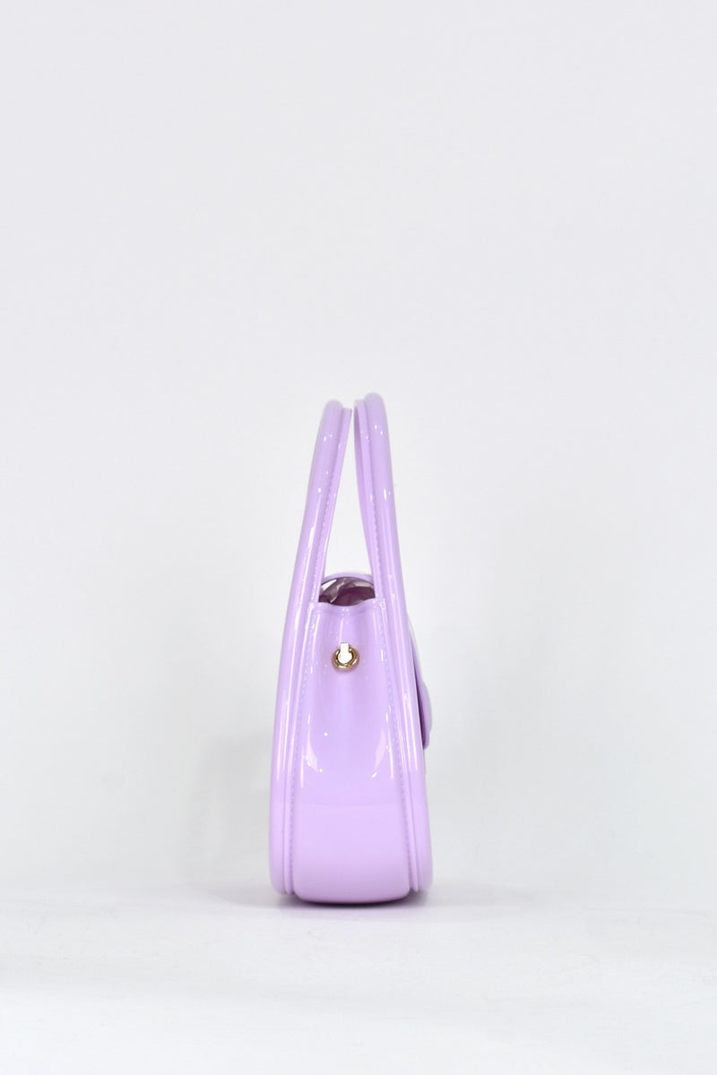 Elatae Women's Shoulder Strap Silicone Crossbody Bag Lilac 26660  - Image 3