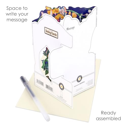 SANTORO Swing Card, 3D Pop Up Greeting Card - Fairies - For Her, For Kids, Girls, For Mum, Birthday - Image 3