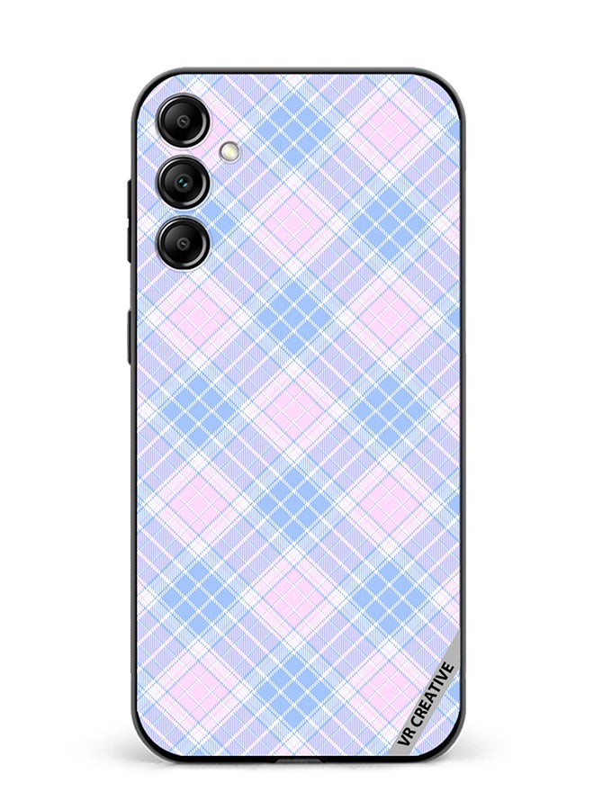 VR CREATIVE غطاء حماية لجهاز سامسونج جالاكسي A55 بتصميم مربعات هندسية ملونة متعددة الألوان - Image 1