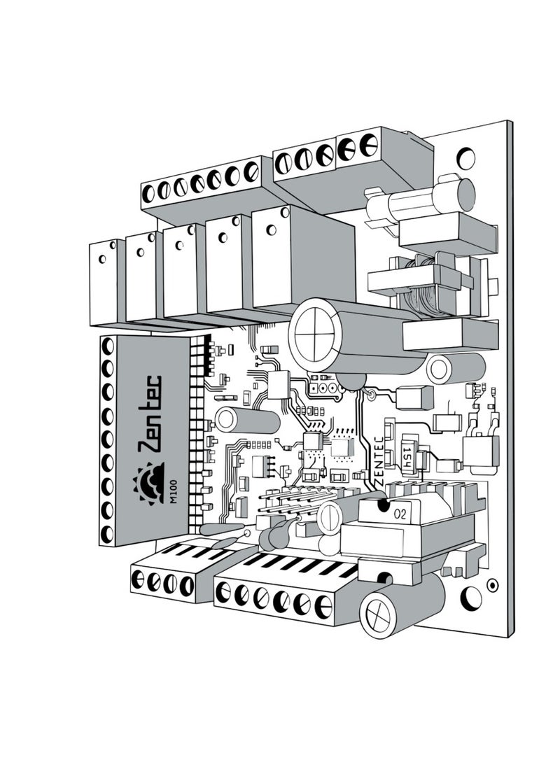 ZTC Programmable Logic Controller For General Industrial Use M100 