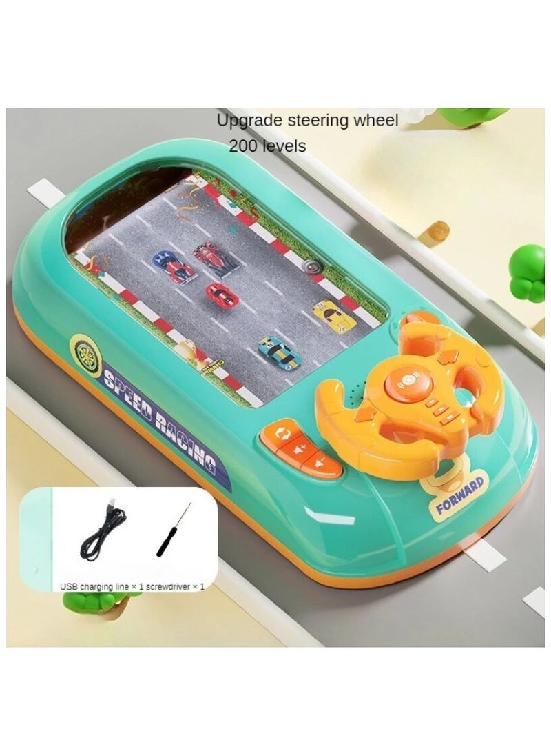 FUN MOMENT - Car racing simulation game for children with a steering wheel and sound effects - Image 1