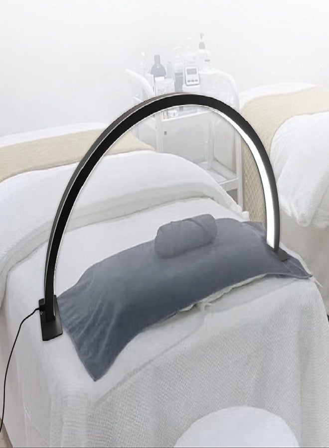 Bukela Half Moon Nail Desk Lamp,Lash Light Led Nail Tech Lamp for Desk,Half Moon Light,Estheticians Table Lamp for Lash Eyelash Extension Black,55*30cm - Image 4