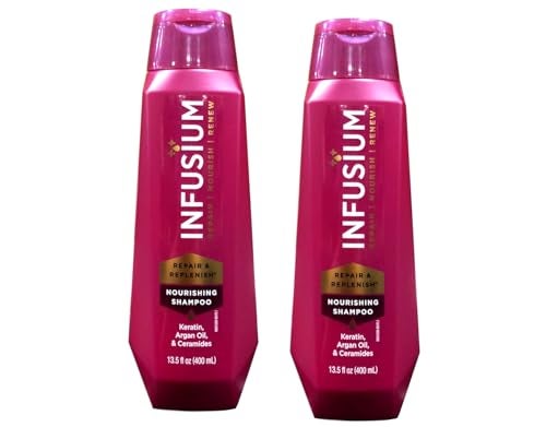 Infusium Shampoo Repair & Replenish 13.5 Ounce (400ml) (Pack of 2) - Image 4